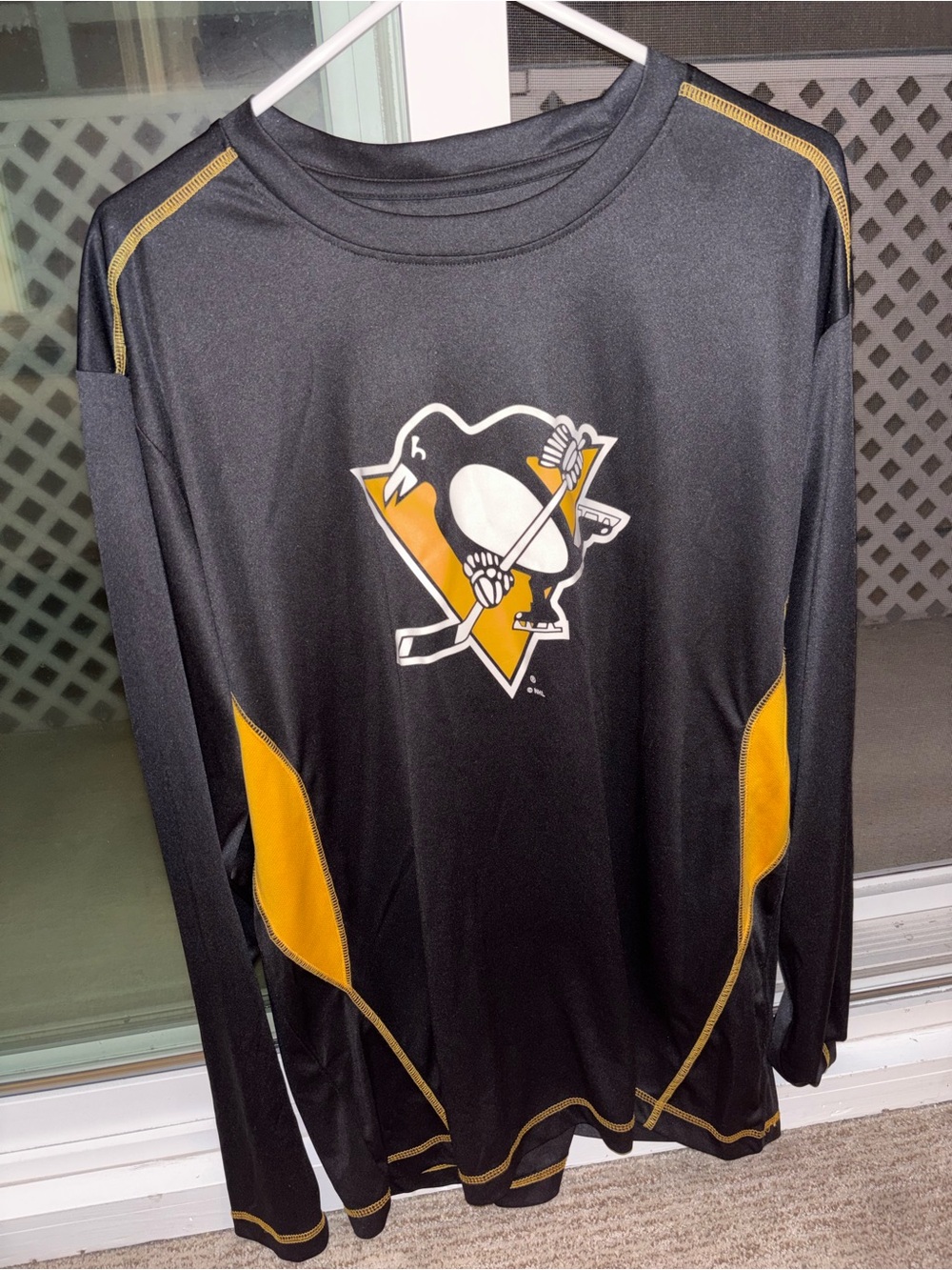 Men's Pittsburgh Penguins Long Sleeve Hockey Tee XL